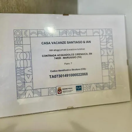 Santiago E Ian Apartament Maruggio